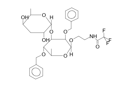 2-TRIFLUOROACETAMIDOETHYL 2,4-DI-O-BENZYL-3-O-(3,6-DIDEOXY-ALPHA-D-XYLOHEXOPYRANOSYL)-BETA-L-RHAMNOPYRANOSIDE