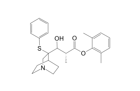 (2RS,3SR)-2,6-Dimethylphenyl 3-hydroxy-2-methyl-3-(3'-phenylthio)-1'-azabicyclo[2.2.2]octan-3'-yl)propionate