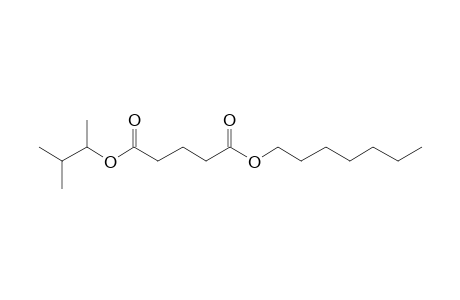 Glutaric acid, heptyl 3-methylbut-2-yl ester