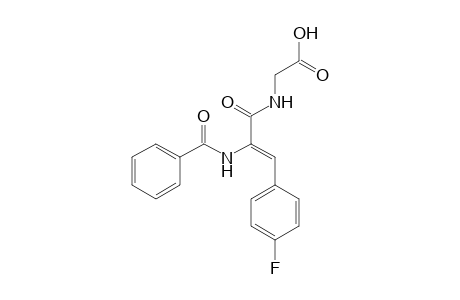 [2-Benzoylamino-3-(4-fluoro-phenyl)-acryloylamino]-acetic acid