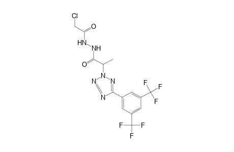 1-(chloroacetyl)-2-{2-[5-(alpha,alpha,alpha,alpha',alpha',alpha'-hexafluoro-3,5-xylyl)-2H-tetrazol-2-yl]propionyl}hydrazine