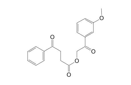 2-(3-Methoxyphenyl)-2-oxoethyl 4-oxo-4-phenylbutanoate