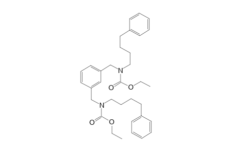 N,N'-Bis-(4-phenylbutyl)-N,N'-m-xylen-di-carbamicacidester