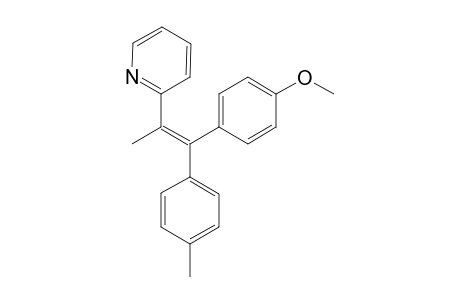 (Z)-2-{1-(4-Methoxyphenyl)-1-(p-tolyl)prop-1-en-2-yl}pyridine