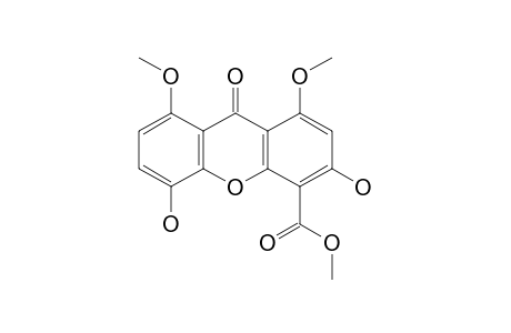 3,5-Dihydroxy-1,8-dimethoxy-4-(methoxycarbonyl)-9H-xanthen-9-one