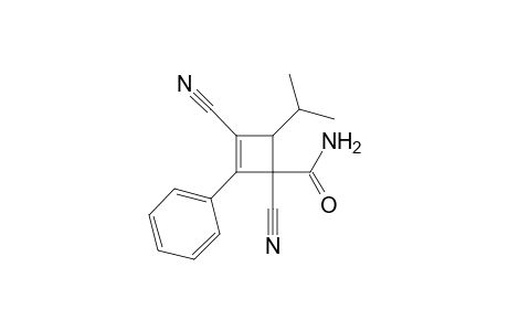 2-Cyclobutene-1-carboxamide, 1,3-dicyano-4-(1-methylethyl)-2-phenyl-