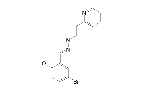 5-bromosalicylaldehyde, [2-(2-pyridyl)ethyl]hydrazone