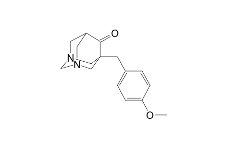 5-[(4-Methoxyphenyl)methyl]-1,3-diazatricyclo[3.3.1.1(3,7)]decan-6-one