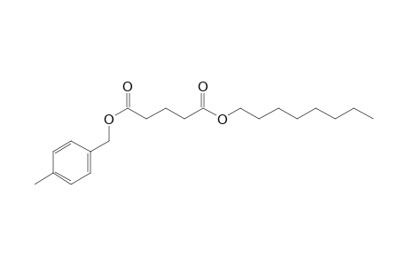 Glutaric acid, 4-methylbenzyl octyl ester