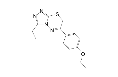 6-(4-Ethoxy-phenyl)-3-ethyl-7H-[1,2,4]triazolo[3,4-b][1,3,4]thiadiazine