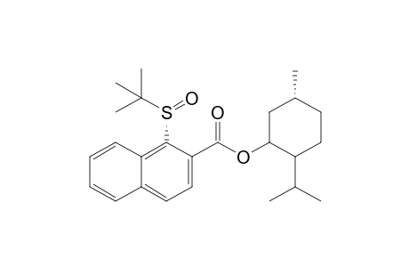 (1R)-Menthyl (R)-1-(tert-butylsulfinyl)naphthalene-2-carboxylate