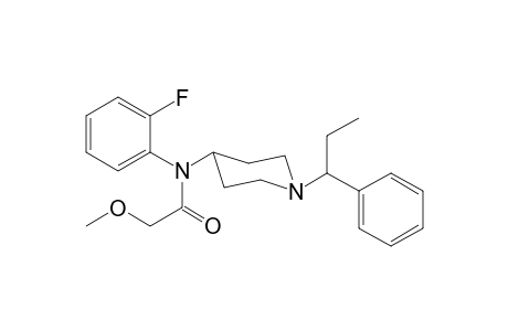 N-2-Fluorophenyl-2-methoxy-N-[1-(1-phenylpropyl)piperidin-4-yl]acetamide