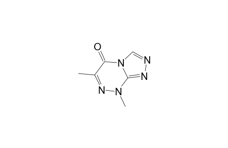 6,8-DIMETHYL-s-TRIAZOLO[3,4-c]-as-TRIAZIN-5(8H)-ONE