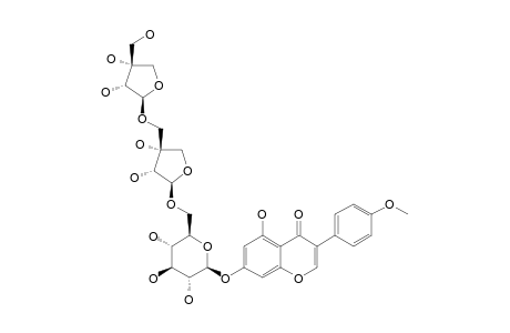 BIOCHANIN-A-7-O-BETA-D-APIOFURANOSYL-(1->5)-BETA-D-APIOFURANOSYL-(1->6)-BETA-D-GLUCOPYRANOSIDE