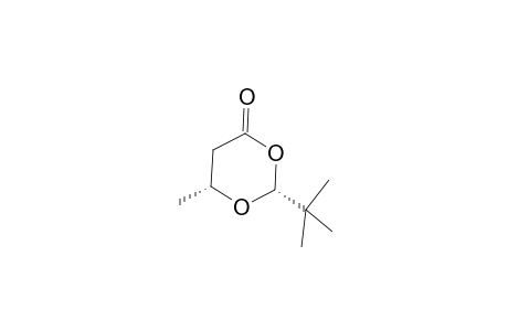 (2R,6R)-2-tert-butyl-6-methyl-1,3-dioxan-4-one