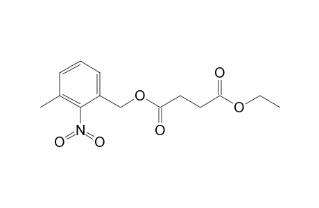 Succinic acid, ethyl 3-methyl-2-nitrobenzyl ester