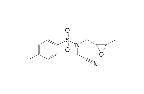 N-Cyanomethyl-4-methyl-N-(3-methyl-oxiran-2-ylmethyl)-benzenesulfonamide