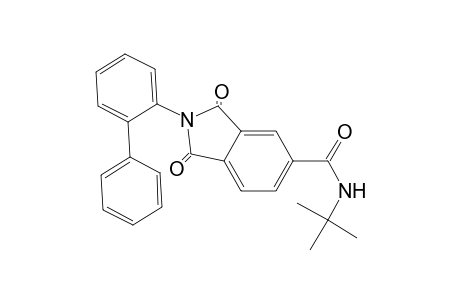 1H-isoindole-5-carboxamide, 2-[1,1'-biphenyl]-2-yl-N-(1,1-dimethylethyl)-2,3-dihydro-1,3-dioxo-