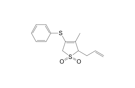 2-Allyl-3-methyl-4-(phenylthio)-2,5-dihydrothiophene 1,1-dioxide