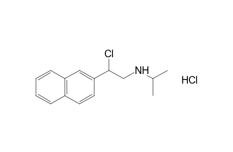 beta-chloro-N-isopropyl-2-naphthaleneethylamine, hydrochloride