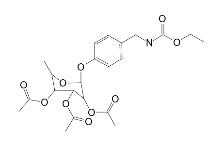 N-{4-[( 5'-Methyl-2',3',4'-triacetylpyranosyl)oxy]benzyl}-N-[ethoxycarbonyl]amine