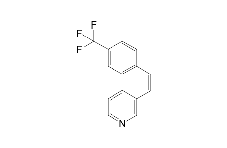 (Z)-3-(4-(Trifluoromethyl)styryl)pyridine