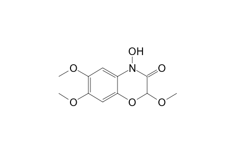 2H-1,4-Benzoxazin-3(4H)-one, 4-hydroxy-2,6,7-trimethoxy-