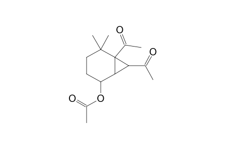 Acetic acid, 6,7-diacetyl-5,5-dimethylbicyclo[4.1.0]hept-2-yl ester