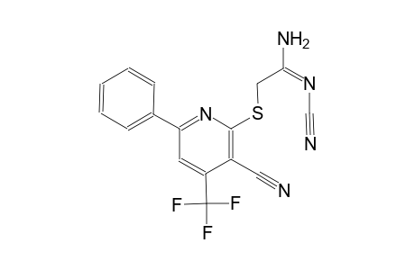 N2-Cyano-2-[3-cyano-6-phenyl-4-(trifluoromethyl)-2-pyridylthio]acetamidine