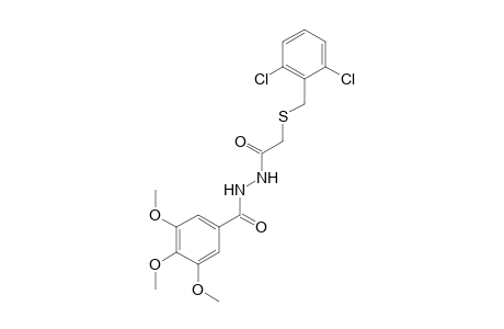 1-{[(2,6-dichlorobenzyl)thio]acetyl}-2-(3,4,5-trimethoxybenzoyl)hydrazine
