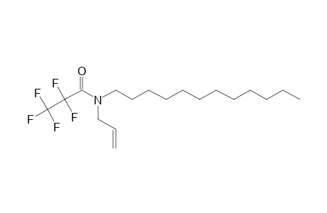 Pentafluoropropionamide, N-allyl-N-dodecyl-