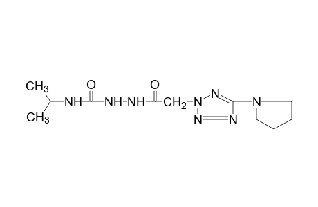 4-isopropyl-1-{[5-(1-pyrrolidinyl)-2H-tetrazol-2-yl]acetyl}semicarbazide