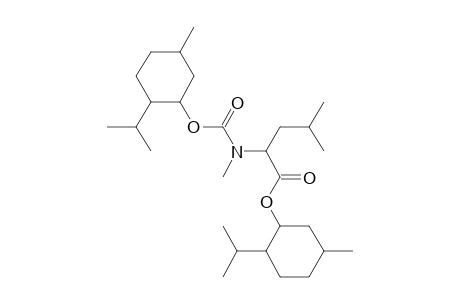 L-Leucine, N-methyl-N-((1R)-(-)-menthyloxycarbonyl)-, (1R)-(-)-menthyl ester