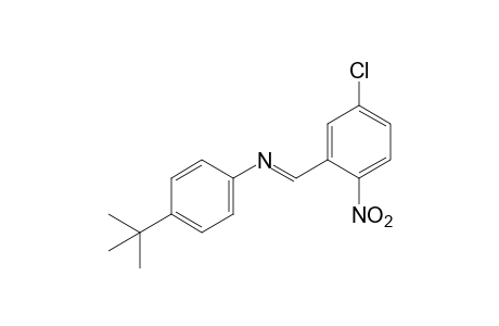 p-tert-butyl-N-(5-chloro-2-nitrobenzylidene)aniline