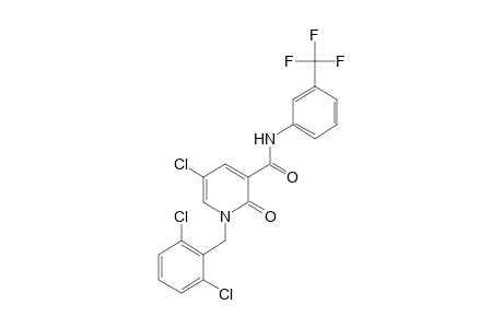 5-CHLORO-1-(2,6-DICHLOROBENZYL)-1,2-DIHYDRO-2-OXO-alpha,alpha,alpha-TRIFLUORO-m-NICOTINOTOLUIDIDE