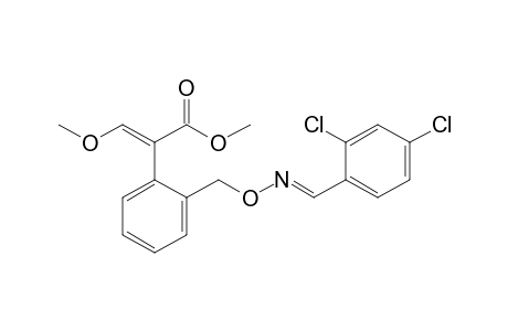 Benzeneacetic acid, 2-[[[[(2,4-dichlorophenyl)methylene]amino]oxy]methyl]-alpha-(methoxymethylene)-, methyl ester