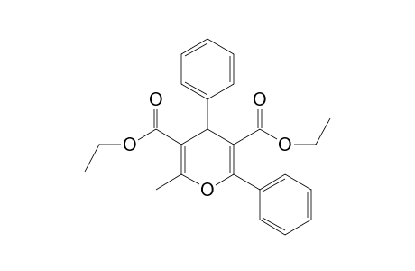 4,6-diphenyl-2-methyl-4H-pyran-3,5-dicarboxylic acid, diethyl ester