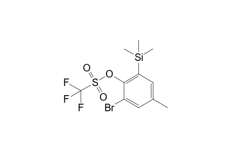 (2-bromanyl-4-methyl-6-trimethylsilyl-phenyl) tris(fluoranyl)methanesulfonate