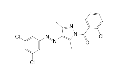 1-(o-chlorobenzoyl)-4-[(3,5-dichlorophenyl)azo]-3,5-dimethylpyrazole