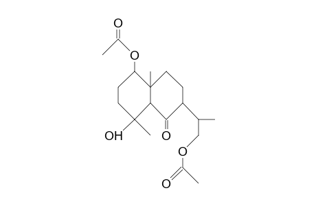 1a,12-Diacetoxy-4b-hydroxy-eudesm-11(R)-an-6-one