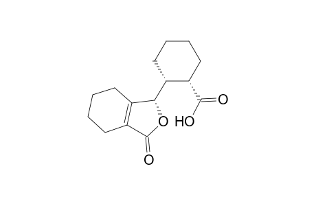 Cyclohexanecarboxylic acid, 2-(1,3,4,5,6,7-hexahydro-3-oxo-1-isobenzofuranyl)-, [1.alpha.,2.beta.(S*)]-
