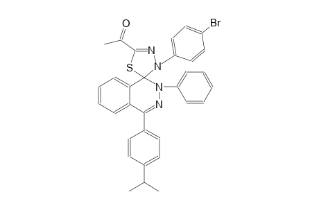 1-(3'-(4-bromophenyl)-4-(4-isopropylphenyl)-2-phenyl-2H,3'H-spiro[phthalazine-1,2'-[1,3,4]thiadiazol]-5'-yl)ethanone