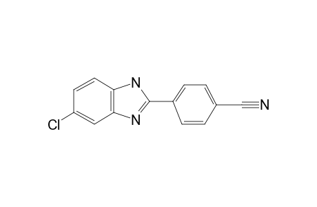 2-[p-Cyanophenyl]-5-chlorobenzimidazole