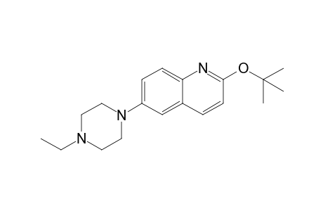 2-tert-Butyloxy-6-(4-ethylpiperazin-1-yl)quinoline