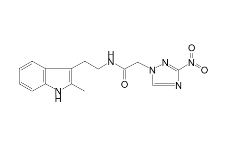 N-[2-(2-methyl-1H-indol-3-yl)ethyl]-2-(3-nitro-1,2,4-triazol-1-yl)ethanamide