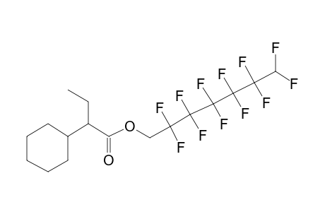 Cyclohexaneacetic acid, .alpha.-ethyl-, 2,2,3,3,4,4,5,5,6,6,7,7-dodecafluoroheptyl ester