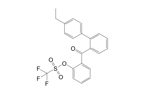 2-(4'-Ethylbiphenylcarbonyl)phenyl trifluoromethanesulfonate