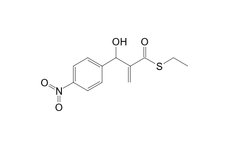 Ethylthio .gamma.-(p-nitrophenyl)-.alpha.-methylene-.beta.-hydropropanoate