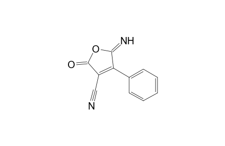 3-Furancarbonitrile, 2,5-dihydro-5-imino-2-oxo-4-phenyl-