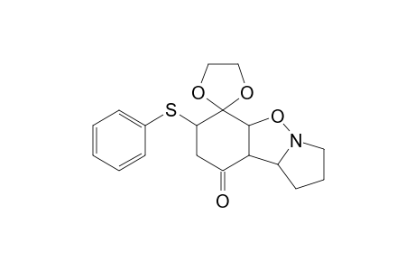 (5aRS,7SR,9aSR,9bSR)-6,6-(Ethylidenedioxy)decahydro-7-(phenylthio)-1H-pyrrolo[1,2-b][1,2]benzisoxazol-9-one